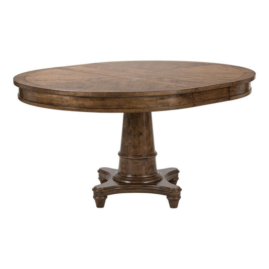 Harrison Heights - Pedestal Table - Sienna Dining Tables with Extensions by Liberty Furniture - Walls Furniture & Mattress