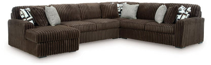 Midnight - Madness - Sectional Stationary Sectionals by Signature Design by Ashley® - Walls Furniture & Mattress
