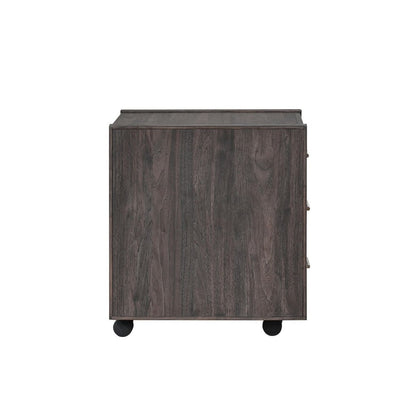 Modern Edge - Castered Filing Cabinet - Caffe Filing Cabinets by Liberty Furniture - Walls Furniture & Mattress