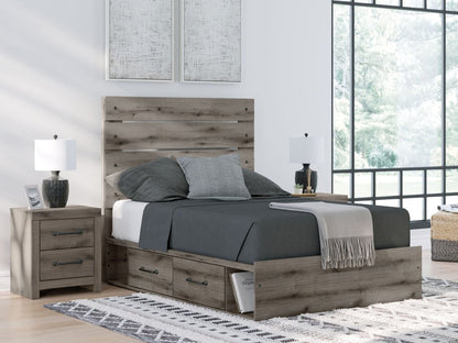 Graystorm - Panel Storage Bed Storage Beds by Signature Design by Ashley® - Walls Furniture & Mattress