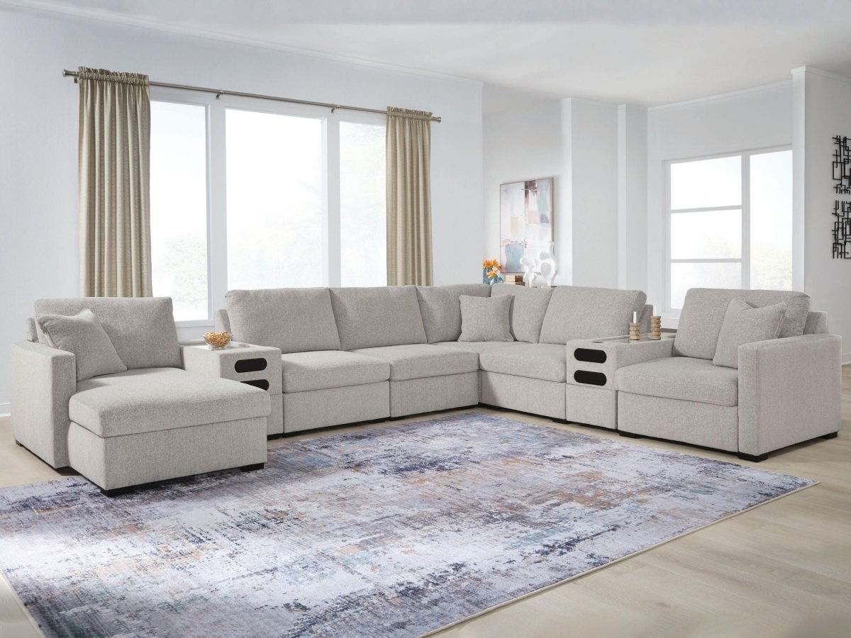 ModMax Luxe - Sectional Stationary Sectionals by Benchcraft® - Walls Furniture & Mattress