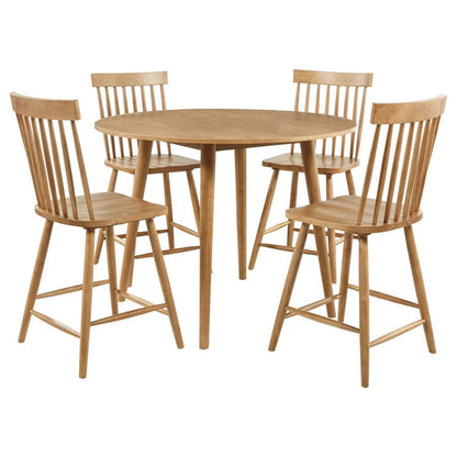 Andrews - Round Counter Dining Set 5 Piece Dining Room Sets by Coaster Fine Furniture - Walls Furniture & Mattress