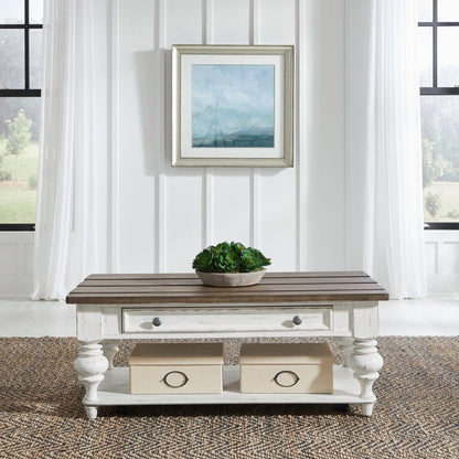 River Place - Cocktail Table - White Cocktail Tables by Liberty Furniture - Walls Furniture & Mattress
