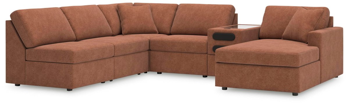 Modmax - Sectional - Spice Stationary Sectionals by Signature Design by Ashley® - Walls Furniture & Mattress