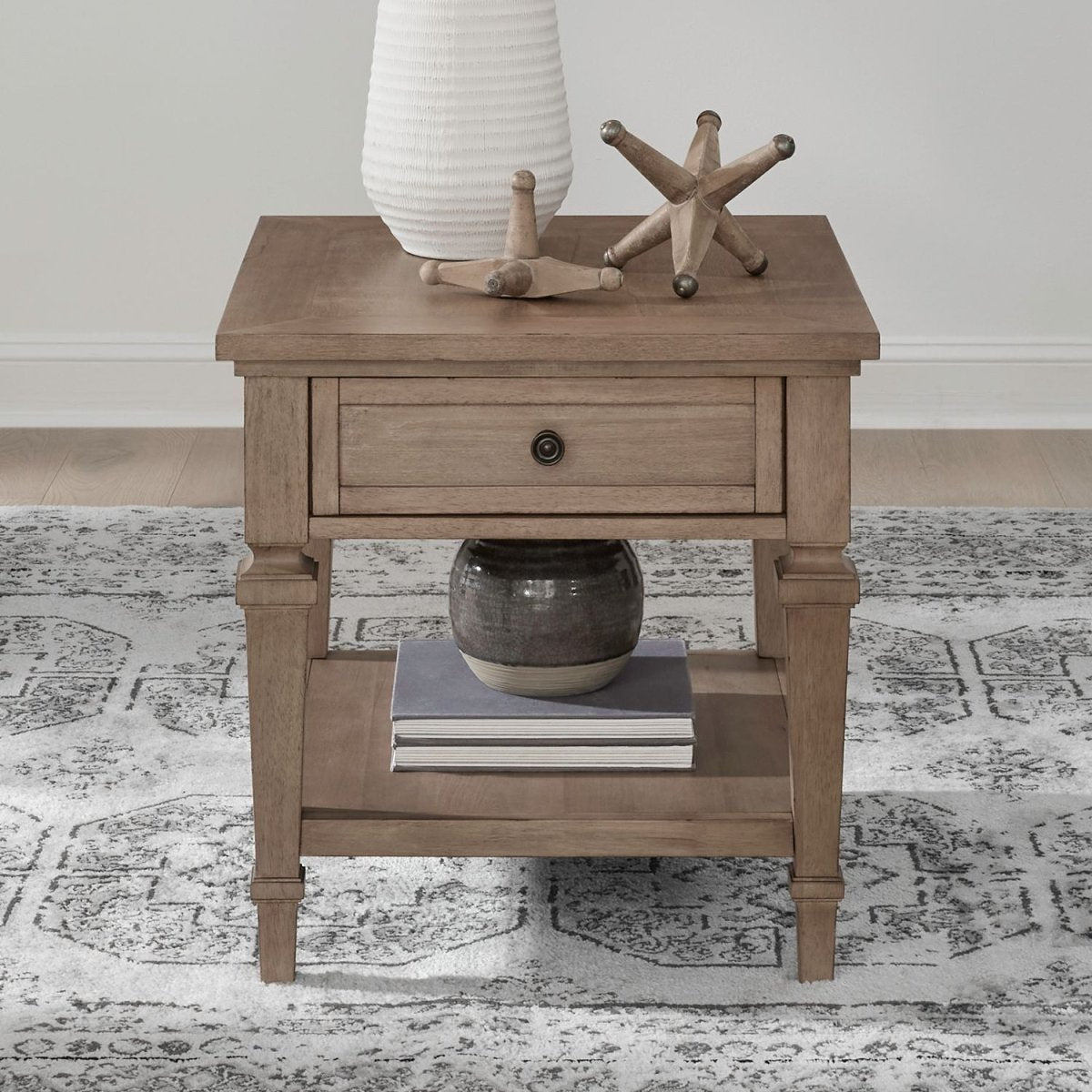 Haven Hills - End Table - Camel Beige End Tables by Liberty Furniture - Walls Furniture & Mattress