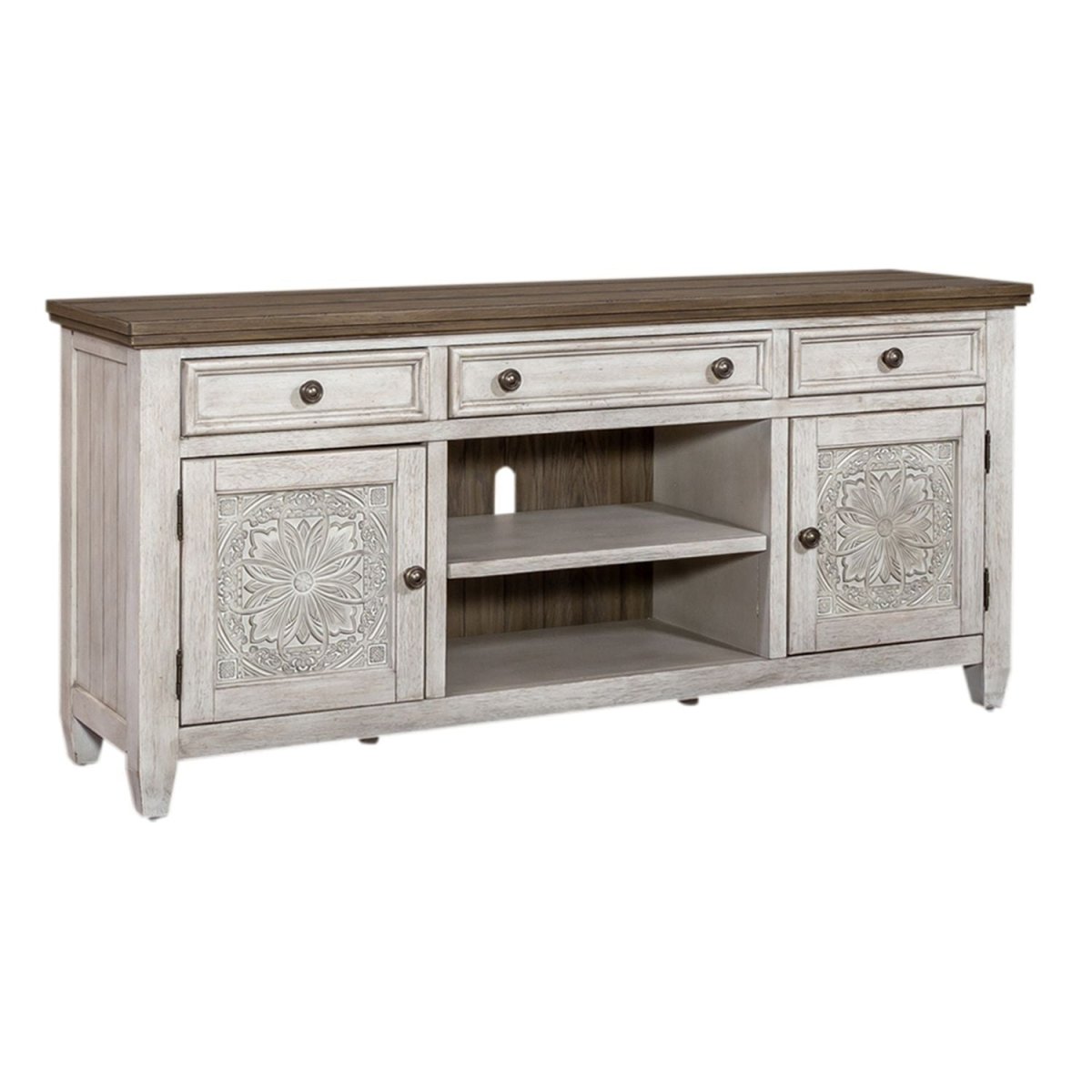 Heartland - Tile TV Console TV Stands by Liberty Furniture - Walls Furniture & Mattress