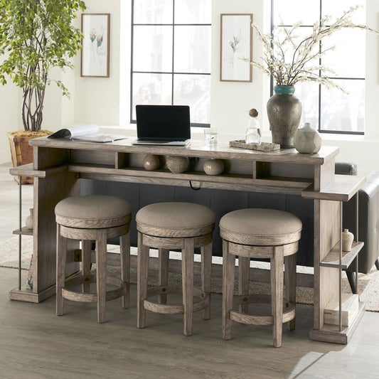 City Scape - 4 Piece Console Set - Burnished Beige 4 Piece Living Room Sets by Liberty Furniture - Walls Furniture & Mattress