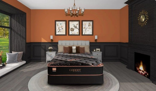 Copper Hybrid Firm Quilted TXL Mattress Hybrid Mattresses by Spring Air - Walls Furniture & Mattress