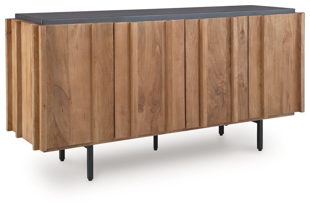Quintavious - Brown / Charcoal - Accent Cabinet Accent Cabinets by Signature Design by Ashley® - Walls Furniture & Mattress