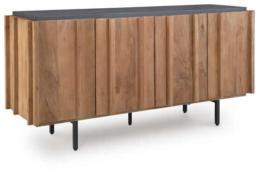 Quintavious - Brown / Charcoal - Accent Cabinet Accent Cabinets by Signature Design by Ashley® - Walls Furniture & Mattress