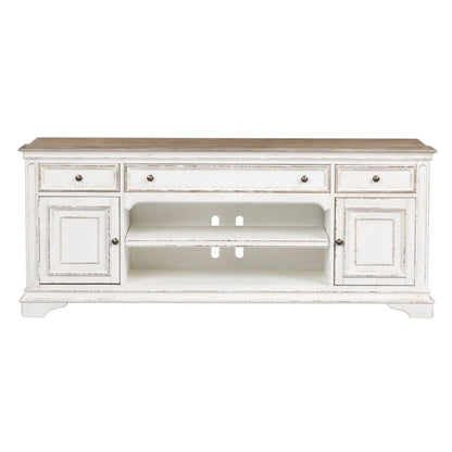 Magnolia Manor - Entertainment TV Stand - White TV Stands by Liberty Furniture - Walls Furniture & Mattress