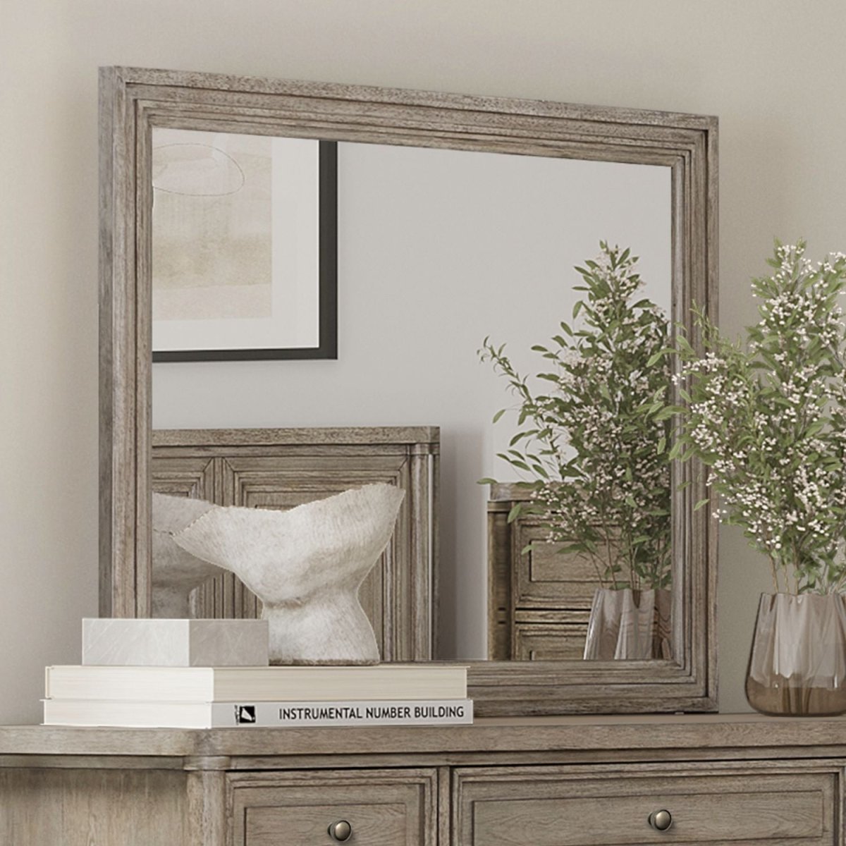 Rochelle Park - Mirror - Smokey Taupe Mirrors by Liberty Furniture - Walls Furniture & Mattress