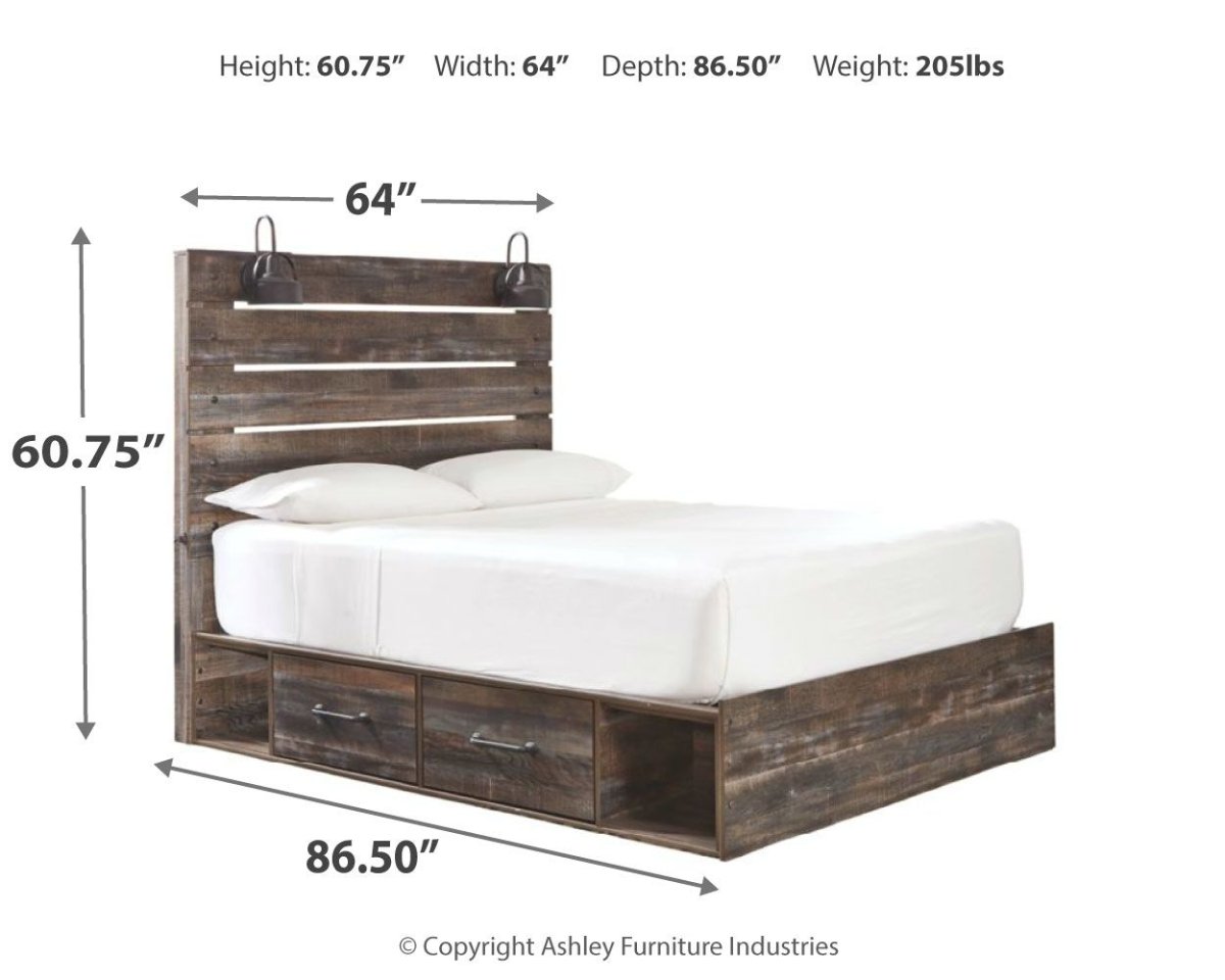 Drystan - Panel Bed Storage Beds by Signature Design by Ashley® - Walls Furniture & Mattress