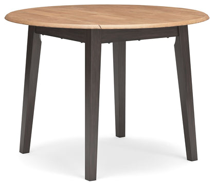 Gesthaven - Round Dining Room Drop Leaf Table Set 5 Piece Dining Room Sets by Signature Design by Ashley® - Walls Furniture & Mattress