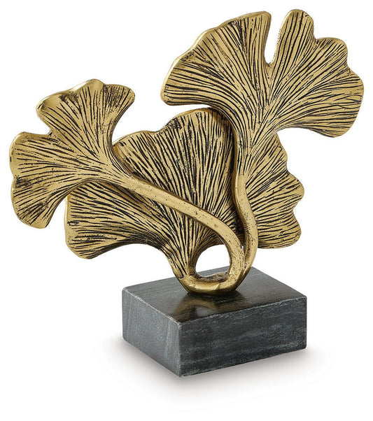 Collridge - Sculpture - Gold Finish / Black Sculptures & Figurines by Signature Design by Ashley® - Walls Furniture & Mattress