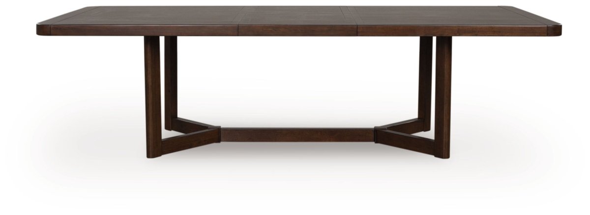 Dilenno - Rectangular Dining Room Extension Table - Dark Brown Dining Tables with Extensions by Signature Design by Ashley® - Walls Furniture & Mattress