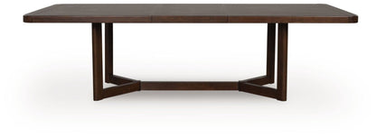Dilenno - Rectangular Dining Room Extension Table - Dark Brown Dining Tables with Extensions by Signature Design by Ashley® - Walls Furniture & Mattress