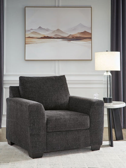 Loreo - Living Room Set Stationary Chair & Ottoman by Benchcraft® - Walls Furniture & Mattress