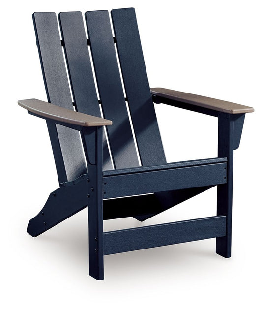 East Beach - Adirondack Chair - Black / Beige Arm Chairs by Signature Design by Ashley® - Walls Furniture & Mattress