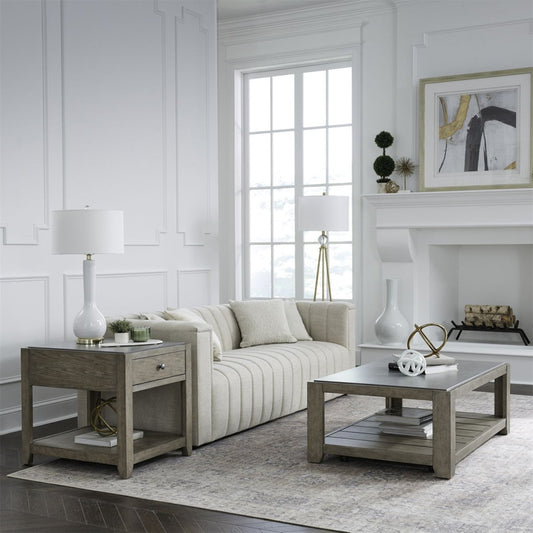 Millstone - 3 Piece Set (1 Cocktail 2 End Tables) - Nutmeg Table Sets by Liberty Furniture - Walls Furniture & Mattress