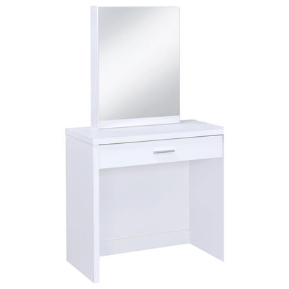 Harvey - 2 - piece Vanity Set with Lift - Top Stool Vanity Sets by CoasterEssence - Walls Furniture & Mattress