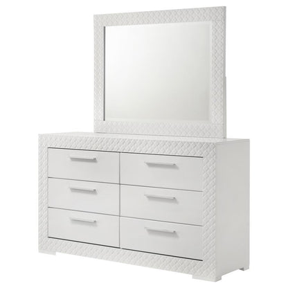Ives - 6 - Drawer Dresser Dressers by Coaster Fine Furniture - Walls Furniture & Mattress