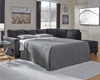 Altari - Right Arm Facing Corner Chaise With Sleeper 2 Pc Sectional - Slate Sleeper Sectionals by Signature Design by Ashley® - Walls Furniture & Mattress
