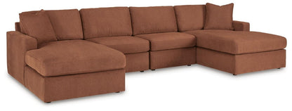 Modmax - U-Shaped Sectional - Spice Stationary Sectionals by Signature Design by Ashley® - Walls Furniture & Mattress