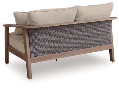Harmony Headlands - Loveseat With Cushion - Natural / Gray Loveseats by Signature Design by Ashley® - Walls Furniture & Mattress