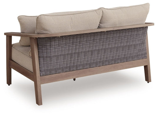 Harmony Headlands - Loveseat With Cushion - Natural / Gray Loveseats by Signature Design by Ashley® - Walls Furniture & Mattress