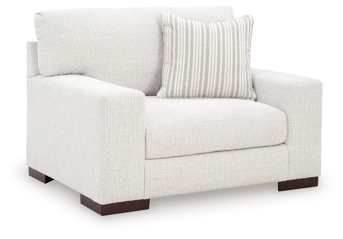 Hartside - Chair And A Half - Frosted Arm Chairs by Benchcraft® - Walls Furniture & Mattress
