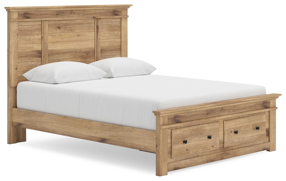 Makidern - Panel Storage Bed With Storage Footboard Storage Beds by Signature Design by Ashley® - Walls Furniture & Mattress