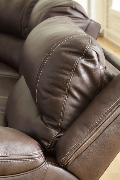Dunleith - 3 Piece Power Reclining Sectional Reclining Sectionals by Signature Design by Ashley® - Walls Furniture & Mattress