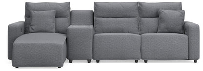 Modmax II - Reclining Sectional - Salt And Pepper Reclining Sectionals by Signature Design by Ashley® - Walls Furniture & Mattress
