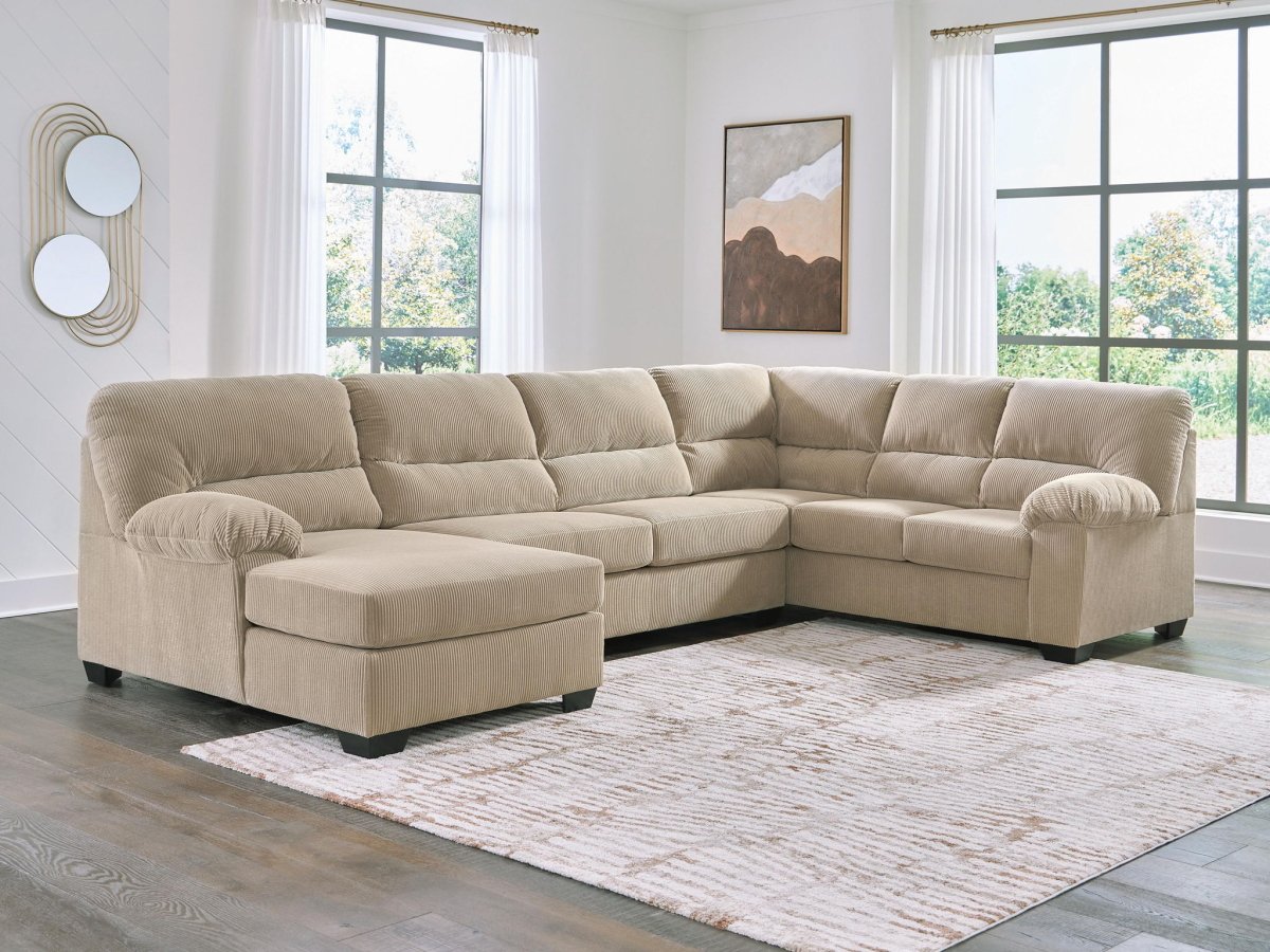 SimpleJoy - Sectional Stationary Sectionals by Signature Design by Ashley® - Walls Furniture & Mattress