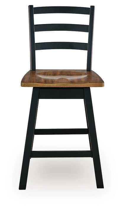 Wildenauer - Swivel Stool (Set of 2) Stool Sets by Signature Design by Ashley® - Walls Furniture & Mattress