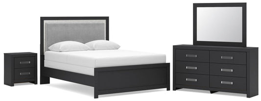 Maeling - Upholstered Panel Bedroom Set 4 Piece Bedroom Sets by Signature Design by Ashley® - Walls Furniture & Mattress