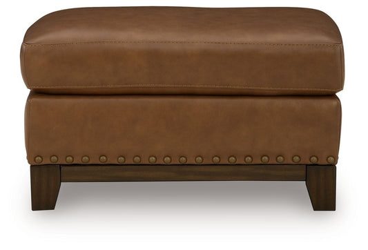 Saonara - Ottoman - Amber Upholstered Ottomans by Signature Design by Ashley® - Walls Furniture & Mattress