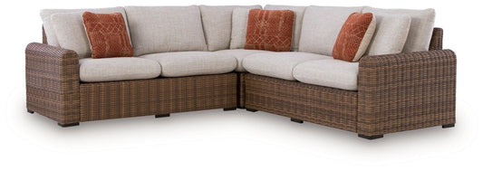 Dolan Creek - Outdoor Sectional Stationary Sectionals by Signature Design by Ashley® - Walls Furniture & Mattress