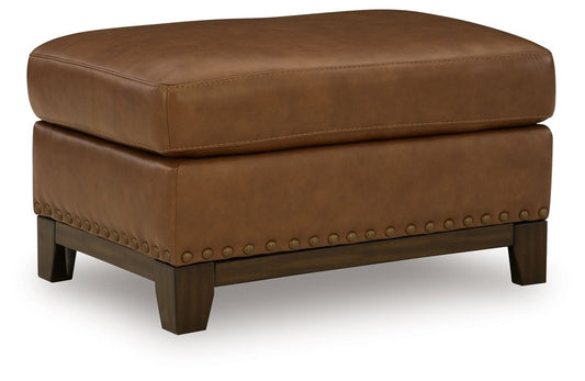 Saonara - Ottoman - Amber Upholstered Ottomans by Signature Design by Ashley® - Walls Furniture & Mattress