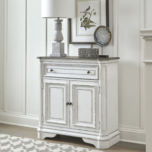 Magnolia Manor - Accent Cabinet - White Accent Cabinets by Liberty Furniture - Walls Furniture & Mattress