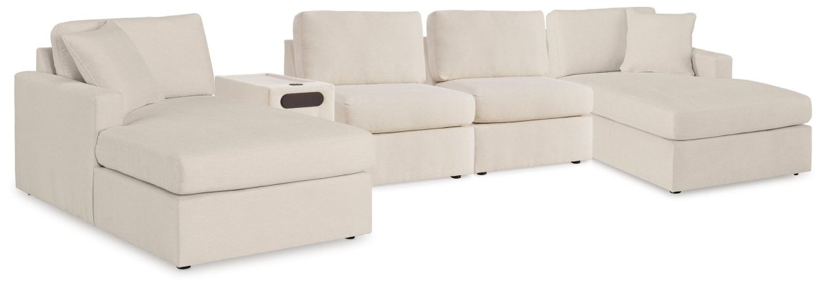 Modmax - Sectional - Oyster Stationary Sectionals by Signature Design by Ashley® - Walls Furniture & Mattress