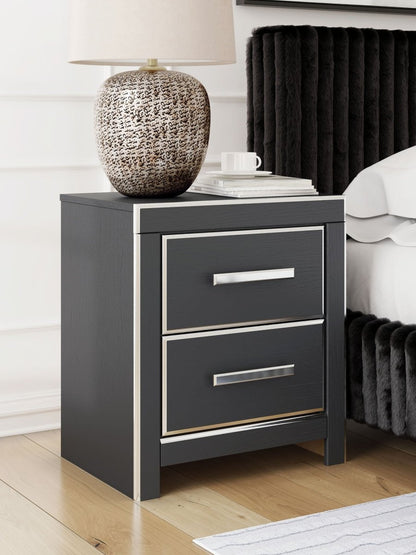 Zuraleus - Two Drawer Night Stand Nightstands w/ Charging Stations by Signature Design by Ashley® - Walls Furniture & Mattress
