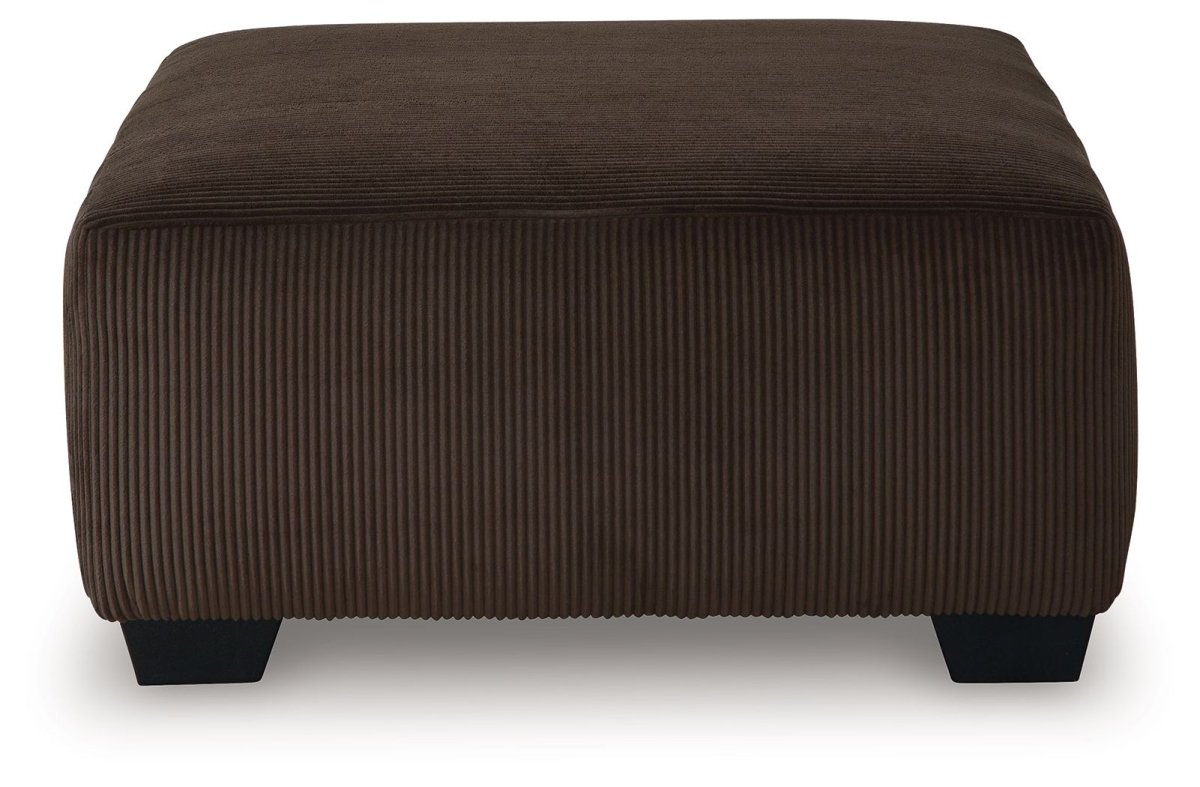Kimlee - Chocolate - Oversized Accent Ottoman Accent Ottomans by Signature Design by Ashley® - Walls Furniture & Mattress
