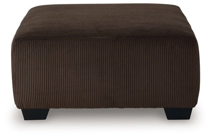 Kimlee - Chocolate - Oversized Accent Ottoman Accent Ottomans by Signature Design by Ashley® - Walls Furniture & Mattress