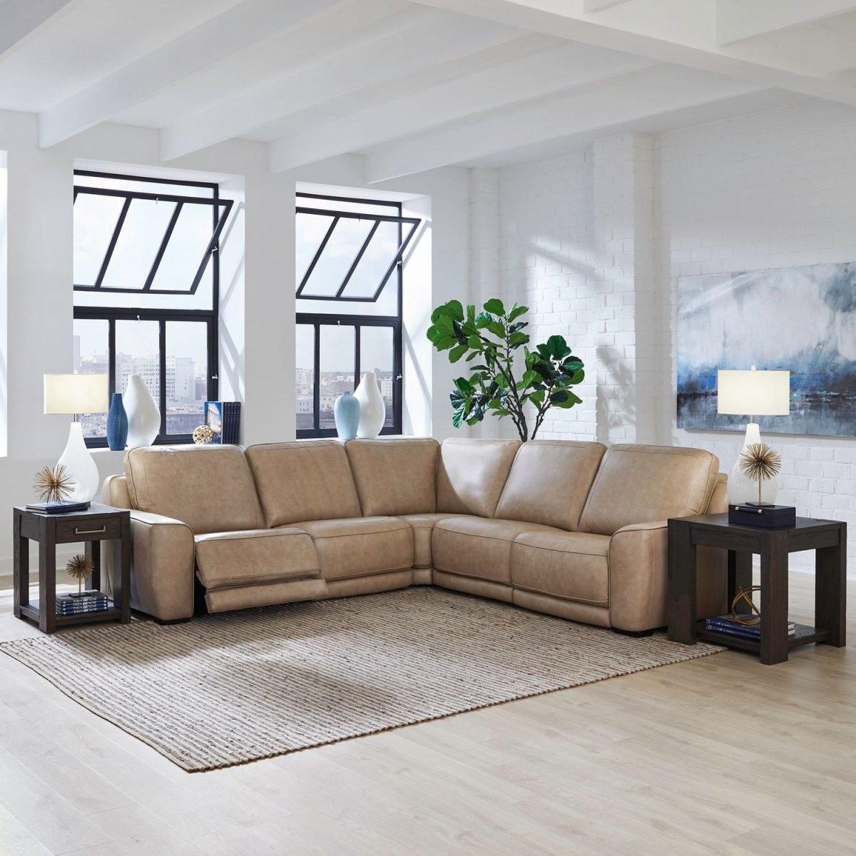 Blake - Living Room Sectional Reclining Sectionals by Liberty Furniture - Walls Furniture & Mattress