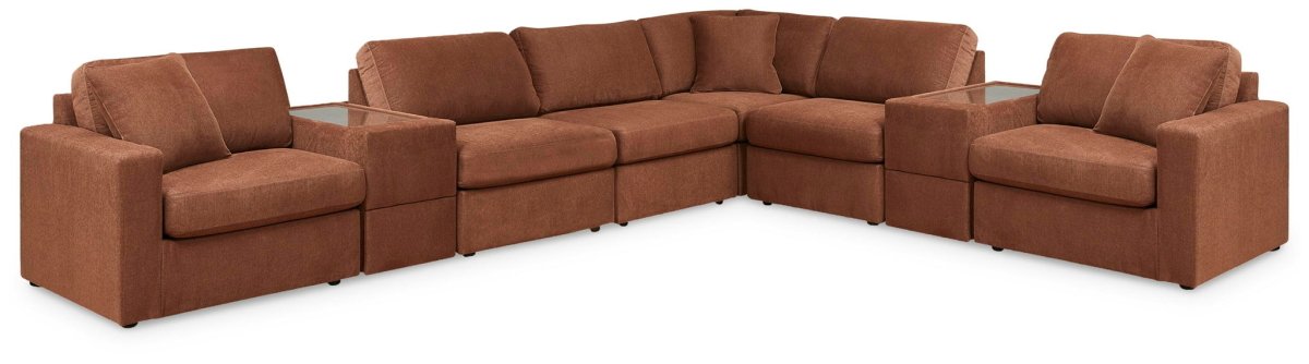 Modmax - Sectional - Spice Stationary Sectionals by Signature Design by Ashley® - Walls Furniture & Mattress
