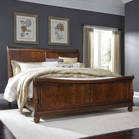 Rustic Traditions - Sleigh Bed Sleigh Beds by Liberty Furniture - Walls Furniture & Mattress