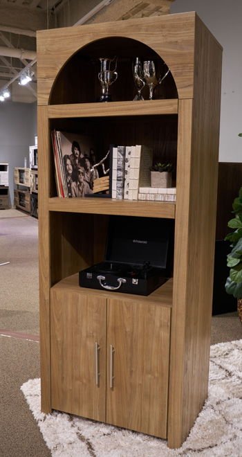 Dovander - Display Cabinet - Brown Display Cabinets by Signature Design by Ashley® - Walls Furniture & Mattress