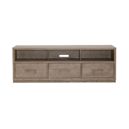 City Scape - Entertainment TV Console - Burnished Beige